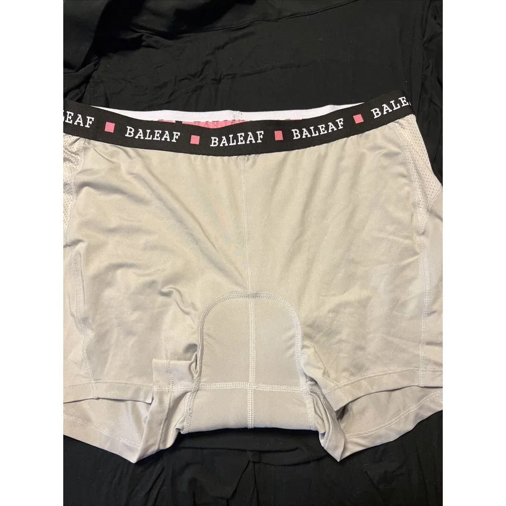 BALEAF Cycling Padded Shorts Mesh Road  Peleton High Waist Stretch‎ Large